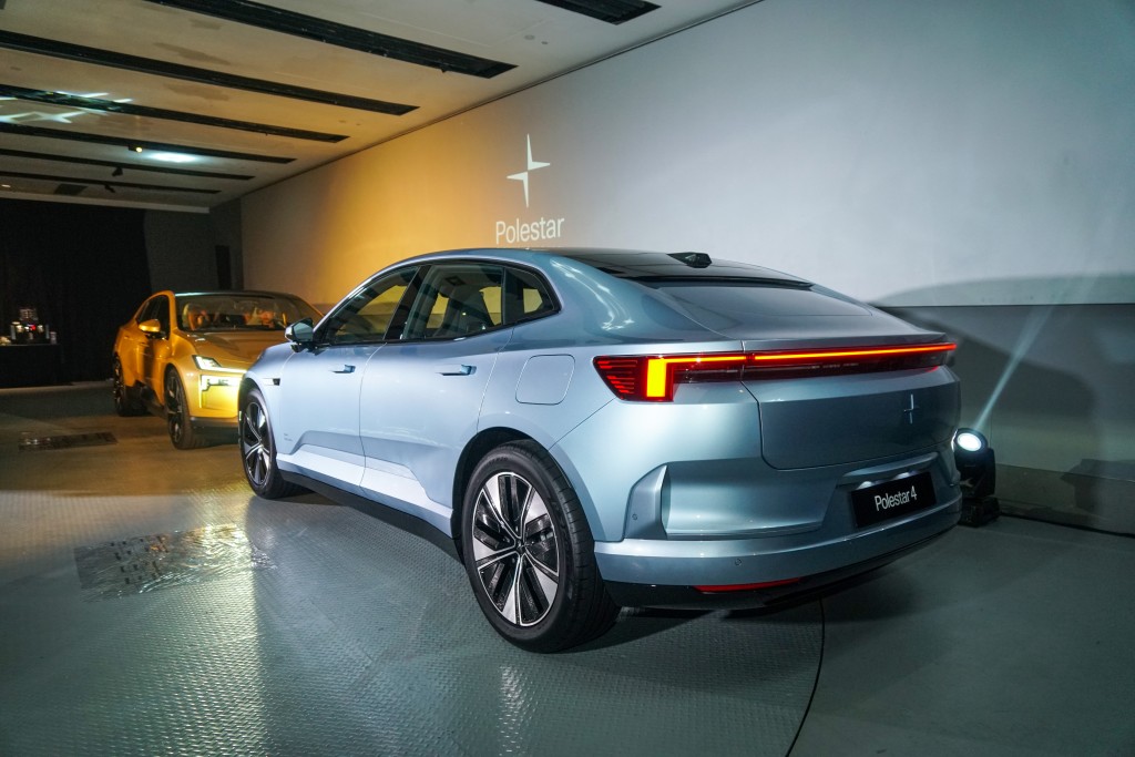 全新Polestar 4电动车香港发表，焦点是没有尾窗的崭新设计。