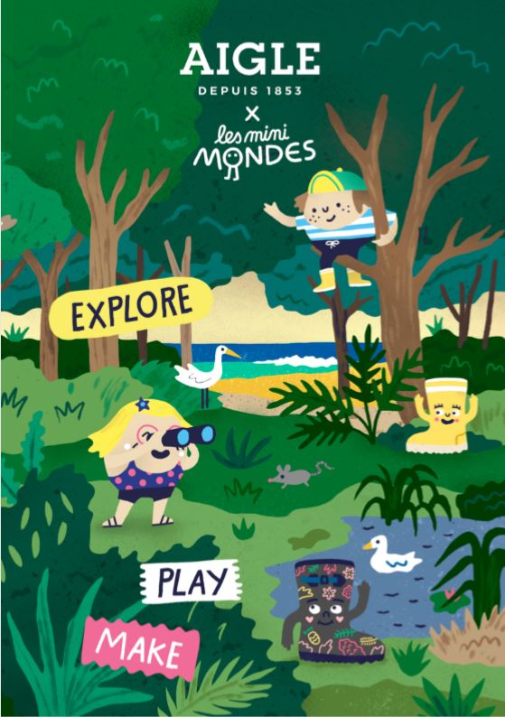 品牌夥拍法國玩具品牌Les Mini Mondes合推兒環保童遊戲書，可免費下載。