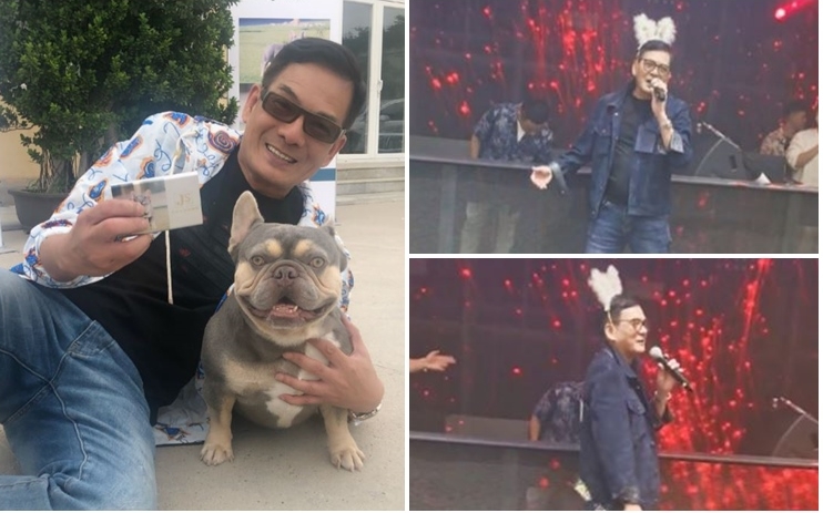 李國麟在內地登台時竟扮cute演出。