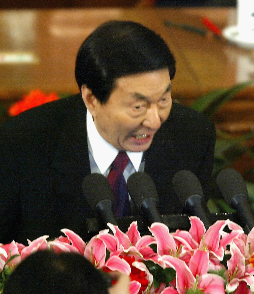 朱鎔基最大願望是人民認同他是「清官」。法新社 朱鎔基最大願望是人民認同他是「清官」。法新社