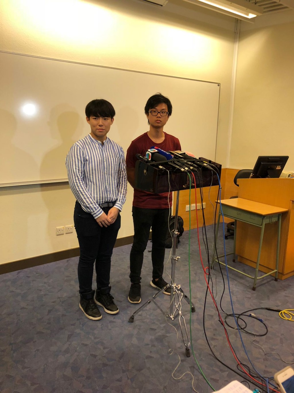 左起：孫昊賢、區倬僖。
