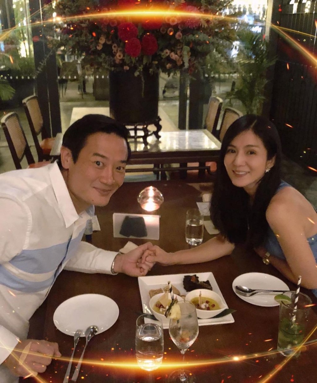 杨采妮为老公移居新加坡。