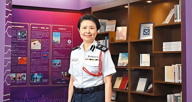 刘赐蕙自2020年警务处成立国安处开始已担任最高决策人。资料图片