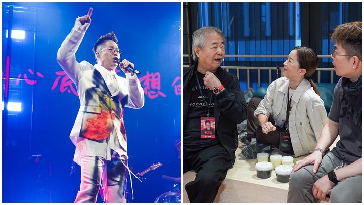 林曉峰日前在順德ALSOLIVE場館舉行第二場音樂會，爸爸親到順德捧場。