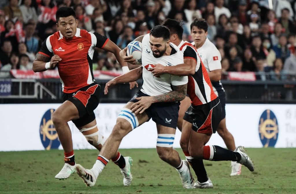 全運會七欖賽事在啟德主場館上演。