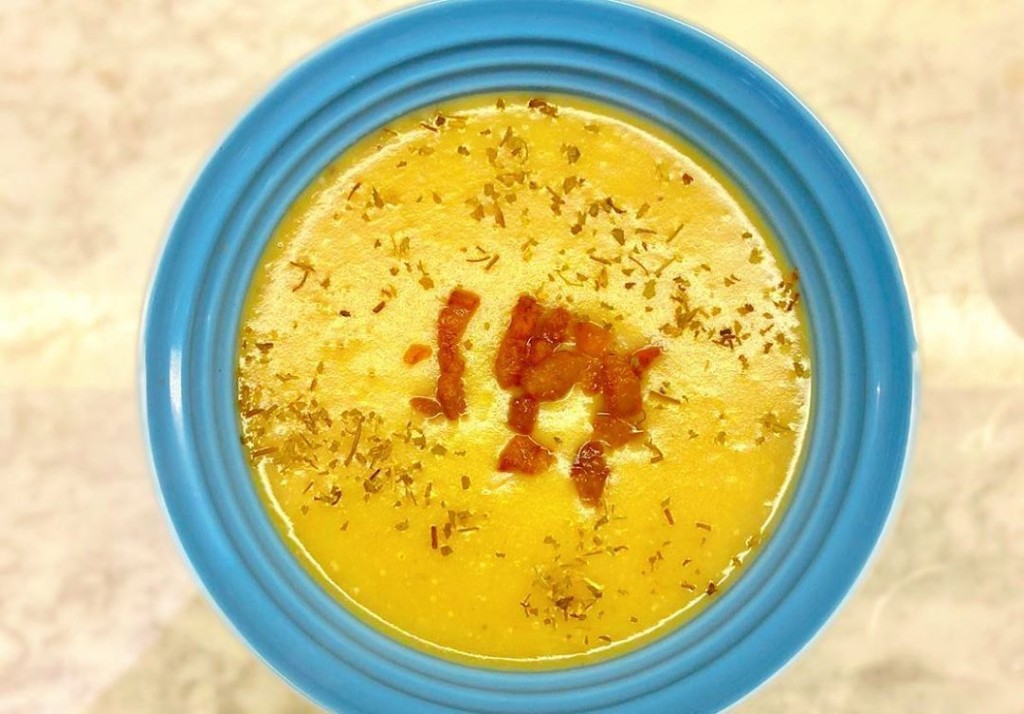 Bosco仲煮了豆乳馬鈴薯濃湯。
