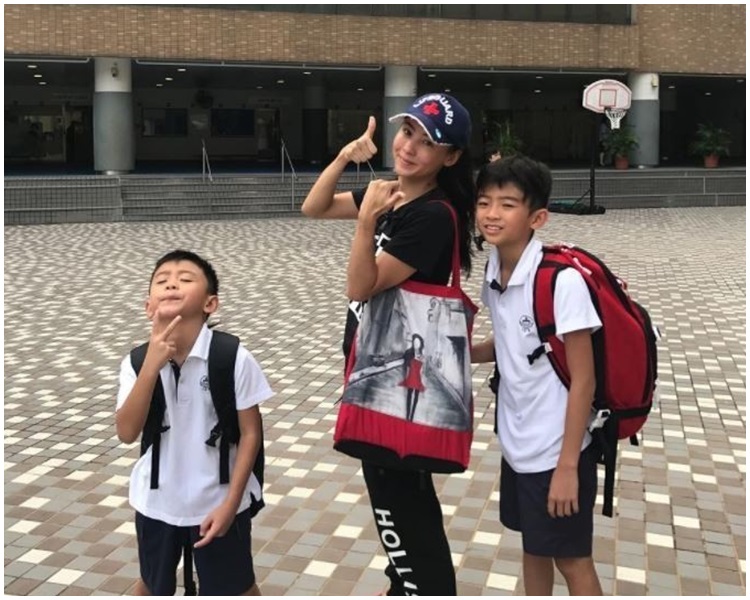 張柏芝時常在社群網站分享與兒子Lucas及Quintus的生活照。張柏芝IG圖片