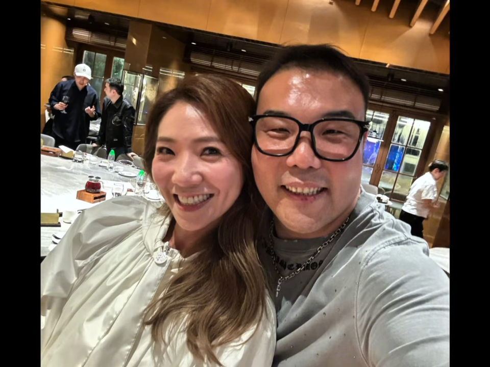 劉洋亦有分享合照。 劉洋亦有分享合照。