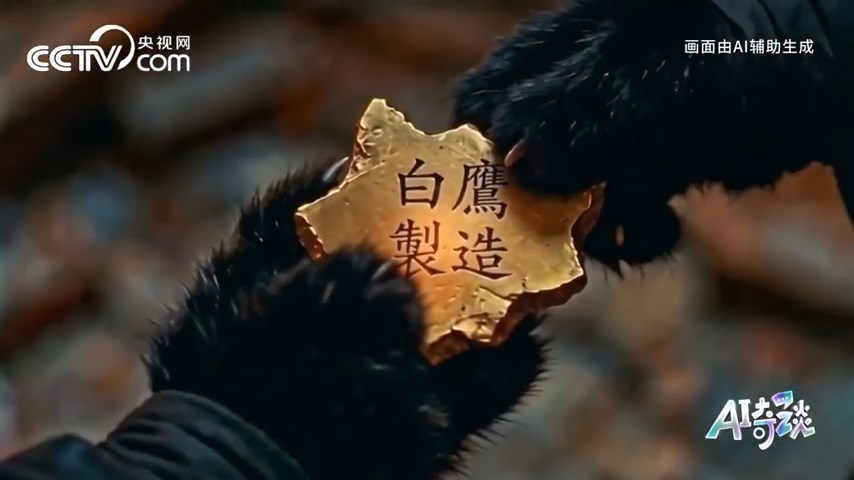 央視製作AI動物武俠片，隱喻美伊戰事收獲超百萬點讚。央視截圖