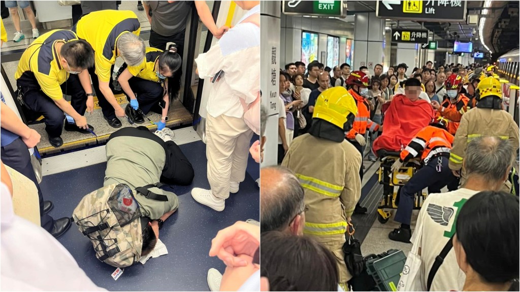 觀塘站女子踩錯月台空隙被困 消防趕至救出 列車班次逐步復常