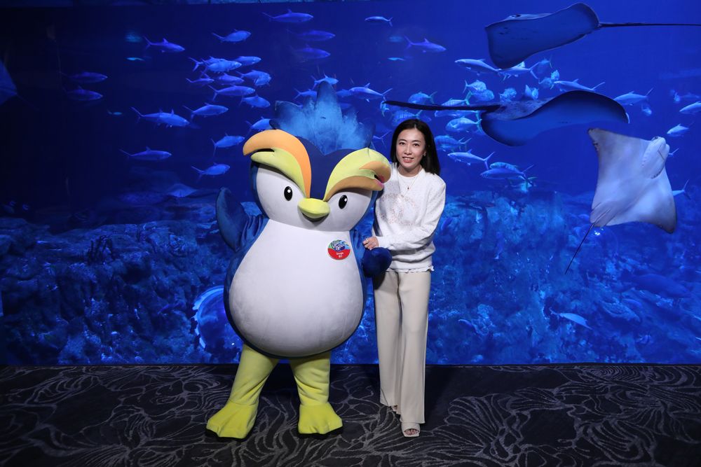 陳凱韻女士(劉太)自小已經很喜歡海洋生物。