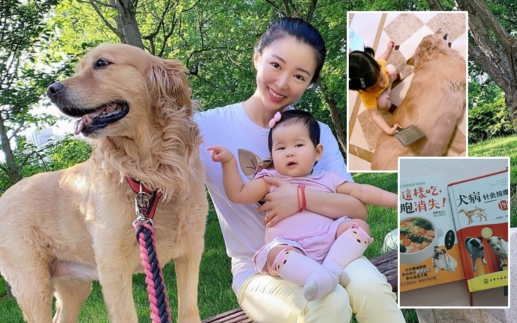 馬賽愛犬Jelly病了一個多月，令她大為擔心。