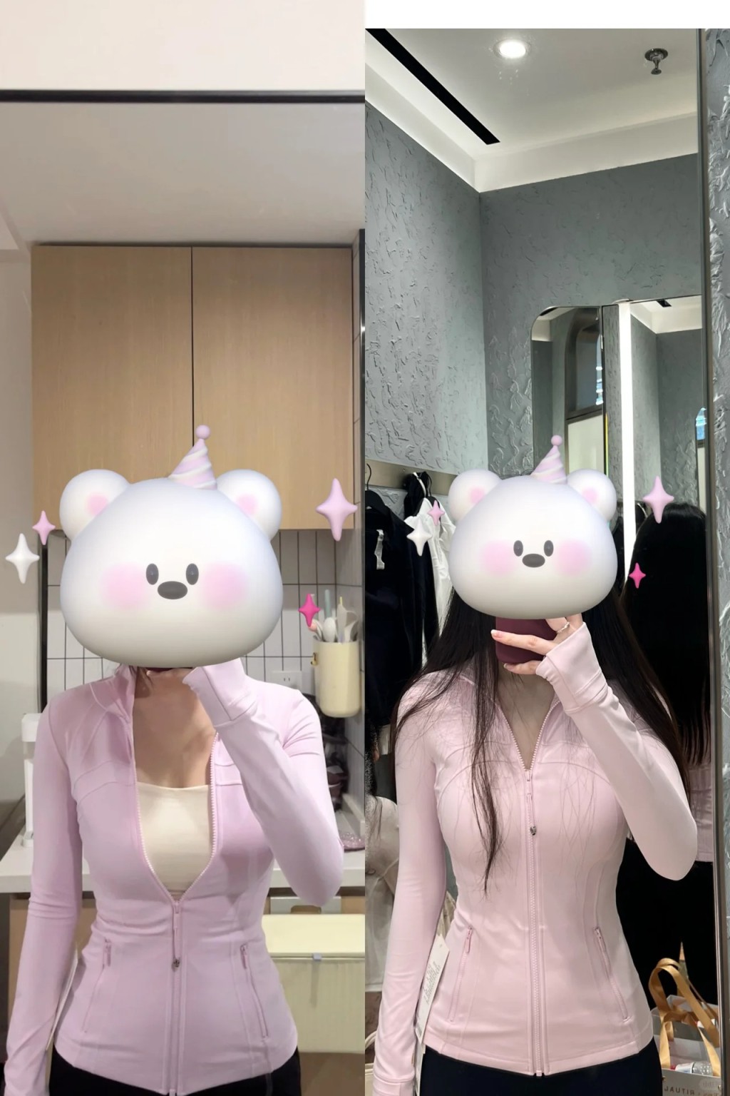 網友指出,lululemon試身鏡亦與現實存在色差。小紅書@崽崽愛你 網友指出,lululemon試身鏡亦與現實存在色差。小紅書@崽崽愛你