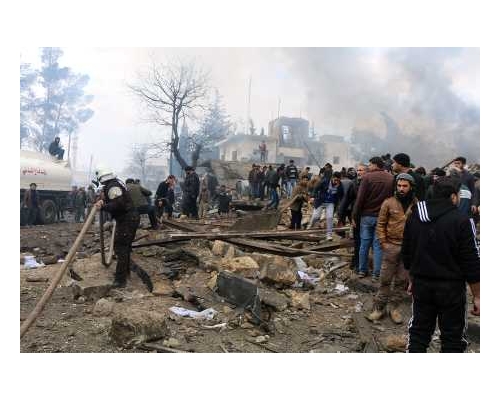 阿萨兹发生汽车炸弹攻击。AP