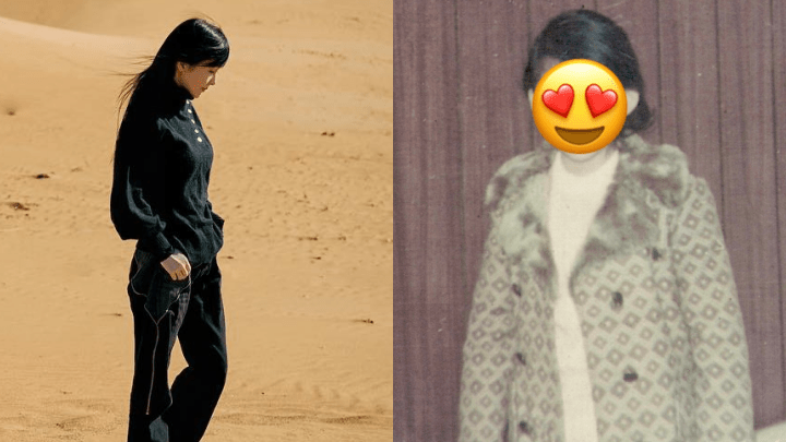 不老玉女貼童年相慶57歲生日 兒時已有電眼 瓜子口面勁靚女