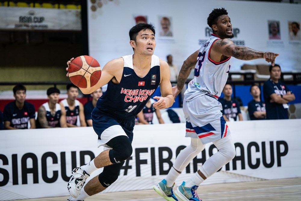 香港男子篮球队成员蔡再勤。FIBA图片