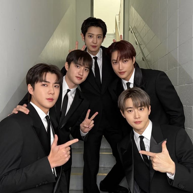 EXO暌違8年重登MMA舞台，喚起觀眾青春回憶。