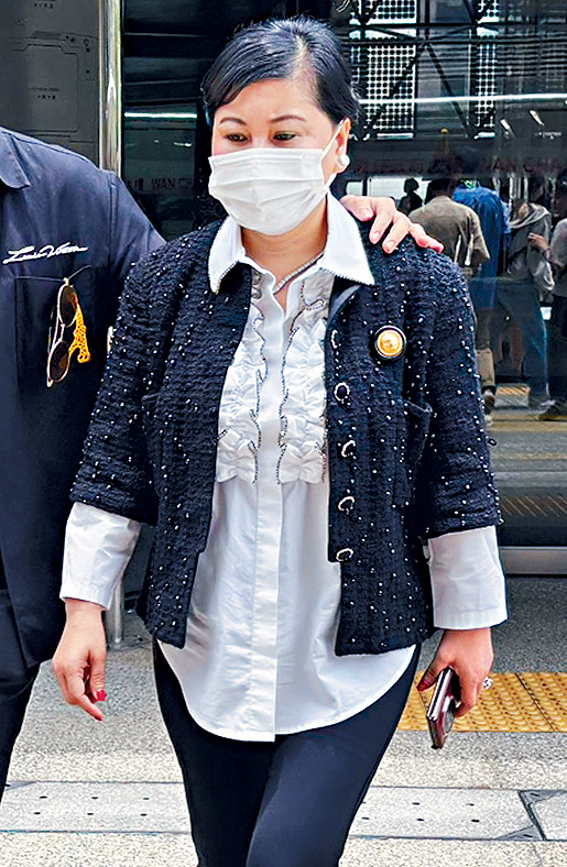 蔡天鳳母親張燕花指,每月支付5萬元至40萬元供養孫兒。
