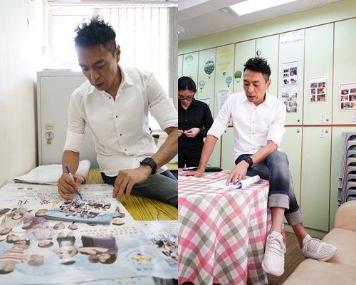 黑仔為香港學生輔助會拍攝短片。