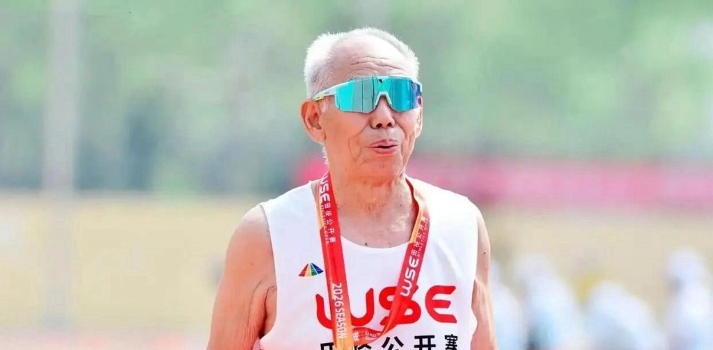 图为92岁高龄选手吕明璞。小红书