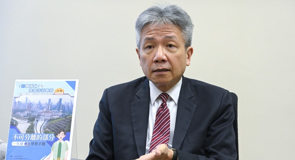 教大校長張仁良表示將要求學生到大灣區交流實習。資料圖片
