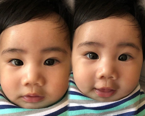 张震岳笑「小谷沐」雌雄难辨。张震岳ig