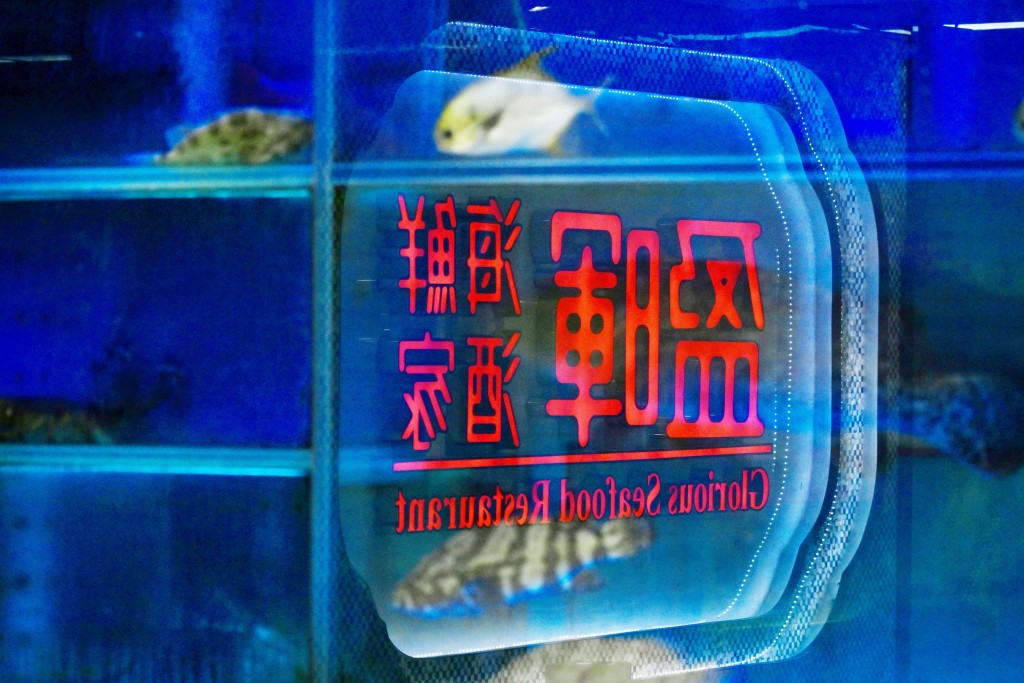 盈暉海鮮酒家昨晚拉閘,今日(8月1日)起結業。劉駿軒攝 盈暉海鮮酒家昨晚拉閘,今日(8月1日)起結業。劉駿軒攝
