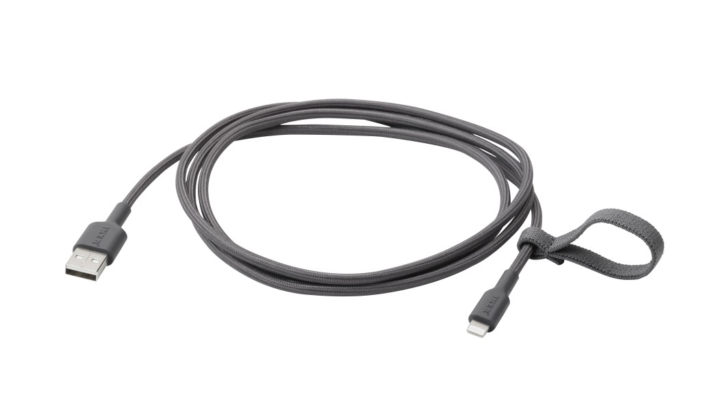 LILLHULT USB-A 至 lightning 1.5 米深灰色，原價  $79.9 優惠價  $70.3