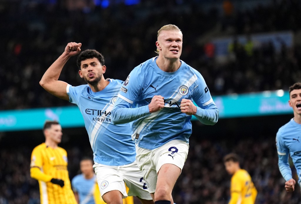 曼城同樣取得1勝3和。美聯社