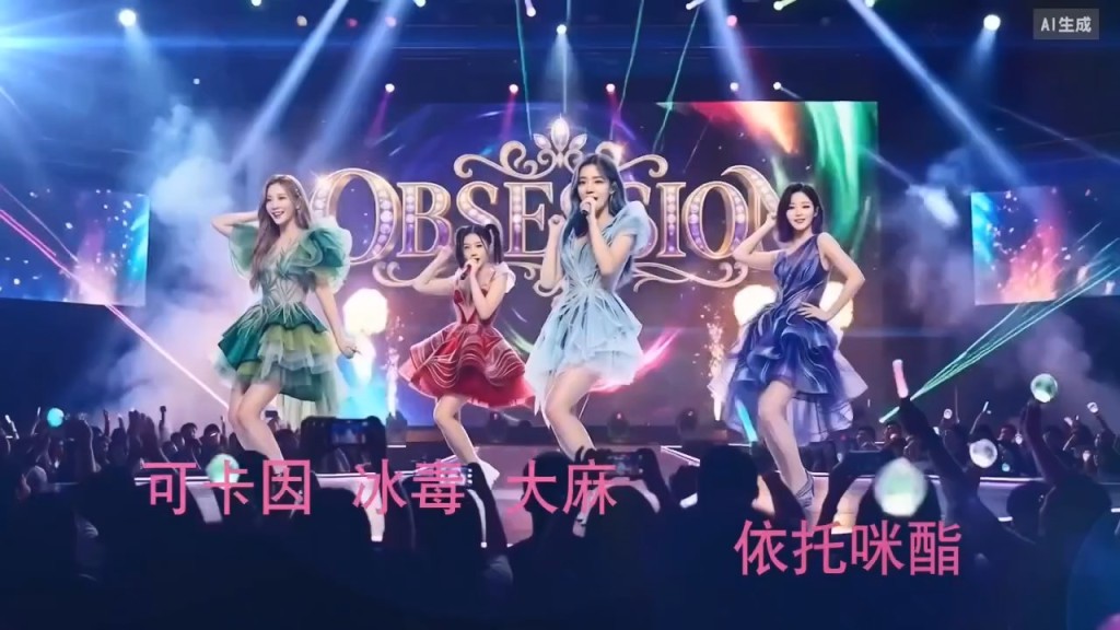懲教署昨日推出一段禁毒宣傳短片《Obsession 糖衣陷阱》，但被網民質疑有宣傳毒品的反效果。「Obsession 糖衣陷阱」短片截圖
