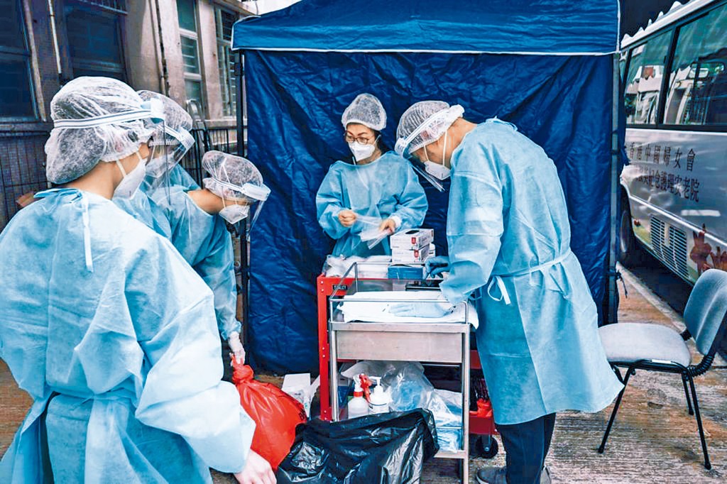 團體為有需要安老院舍提供免費專業採樣及核酸檢測服務。
