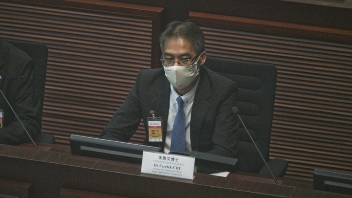 朱崇文表示牙醫診所要求病人先取得快測陰性證明未必構成歧視。資料圖片