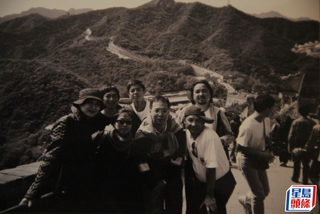 古明华早年曾到北京拍外景。