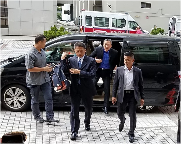 朱經緯今早再到高院進行聆訊。黃梓生攝
