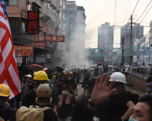外交部今日發布美國干預香港事務、支持反中亂港勢力的事實清單。資料圖片