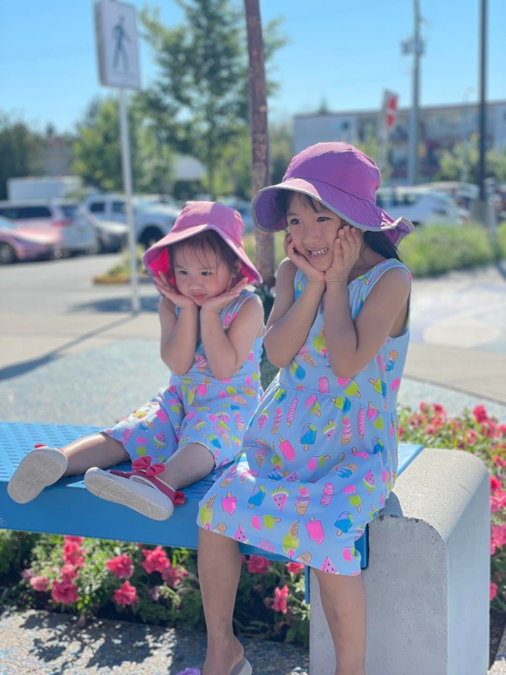 張嘉兒在社交平台指，懷疑大女用BB牙膏太耐，當中不含氟化物，所以牙齒不及妹妹的健康。