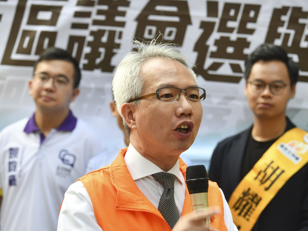 陳振哲與毛家俊同得四票。資料圖片