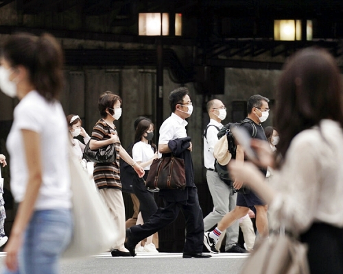 東京新增293個新型冠狀病毒確診個案。AP圖片