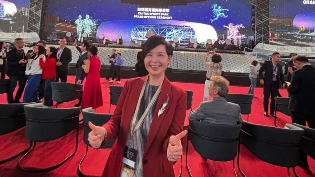何永賢指啟德體育園是港人期待已久的國際級場館。何永賢FB