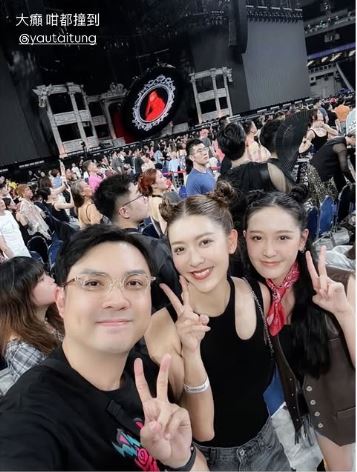 余香凝、余潔滢兩姊妹一起追星。