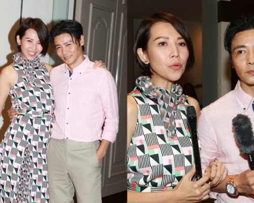 蔡少芬同老公真系戥原子鏸开心。