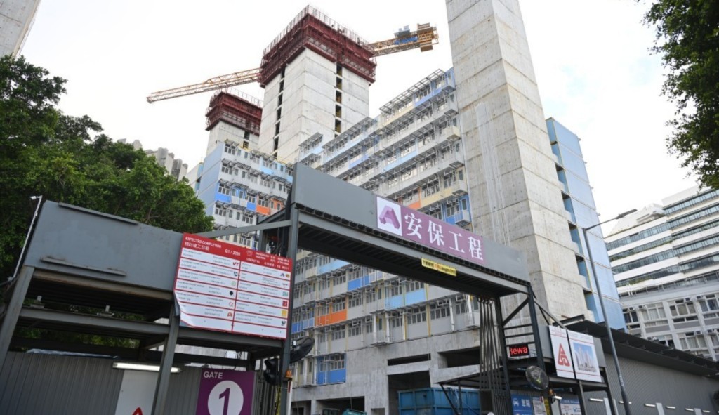 柴灣常安街簡約公屋。 資料圖片