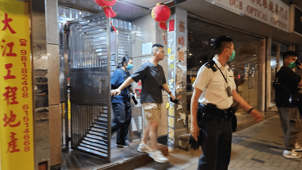 警方到場調查。