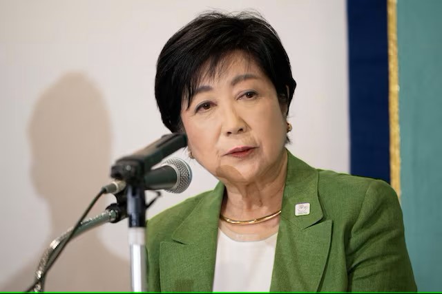 71岁的小池百合子再度连任东京都知事。路透社