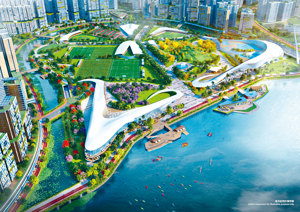 政府考慮到未來財政狀況，在《預算案》中宣布推遲交椅洲人工島填海工程。