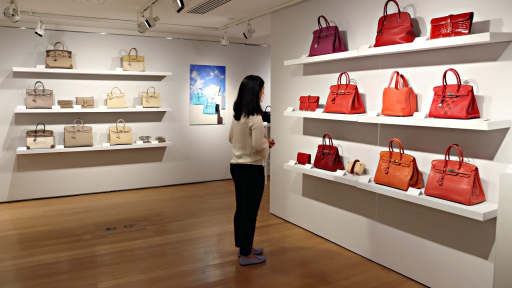 柏金包是許多人夢寐以求的夢幻逸品。法新社 柏金包是許多人夢寐以求的夢幻逸品。法新社