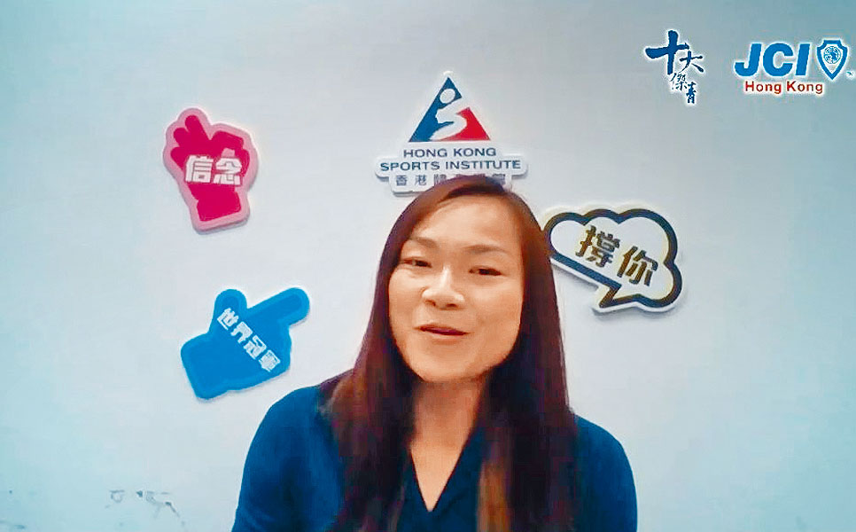 李慧詩前晚亮相新一屆傑青選舉的網絡啟動禮,跟車迷分享對東奧延期和抗疫等看法。