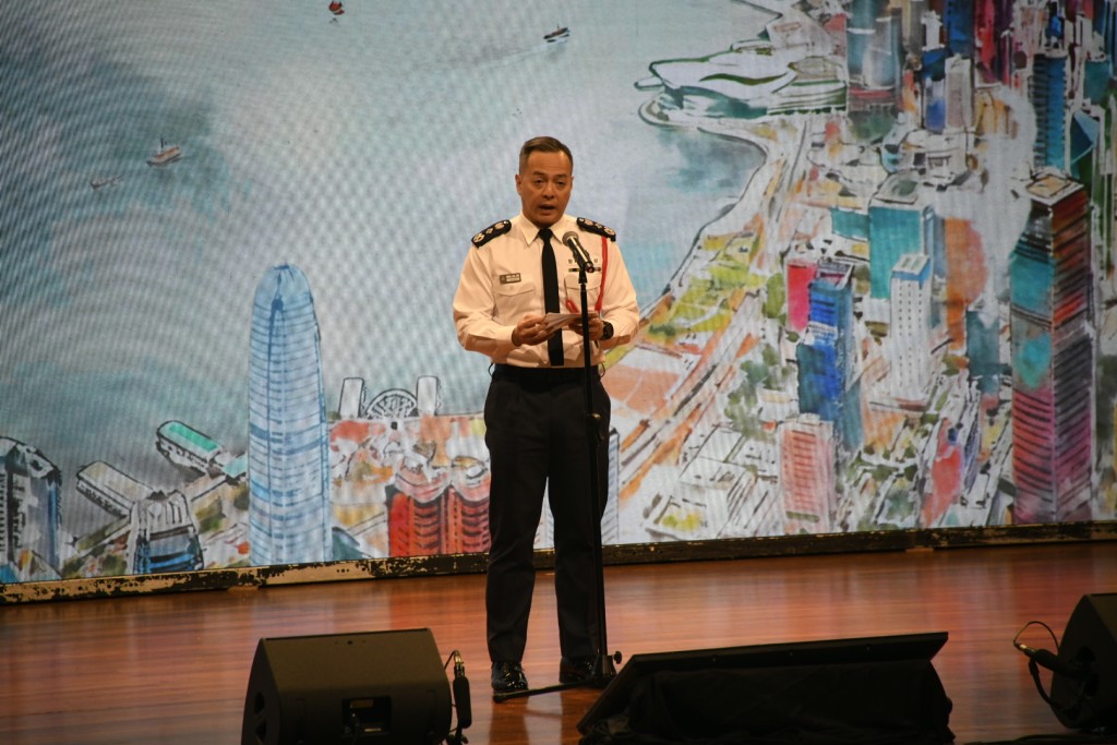 警務處處長周一鳴致辭表示，今屆得獎的好市民來自不同界別及年齡層，每一宗個案都值得敬佩。