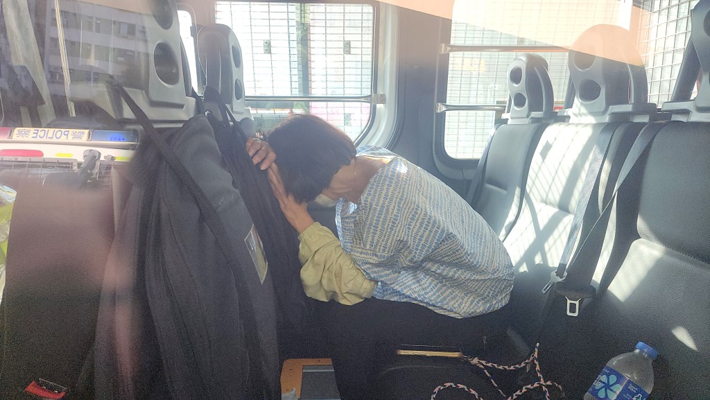 肇事女司機。黃文威攝