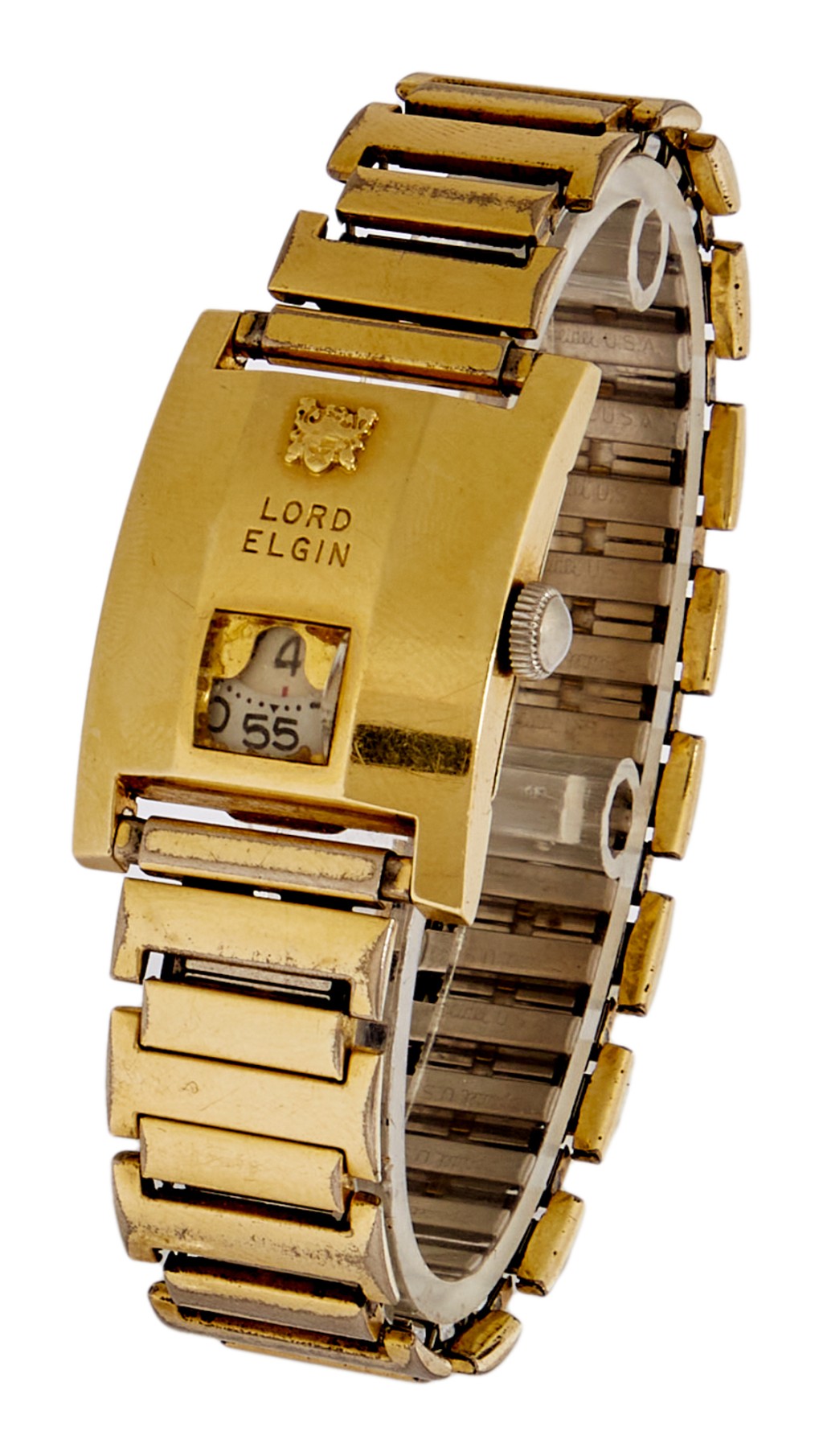 「猫王」1950 年代 14K Lord Elgin手表